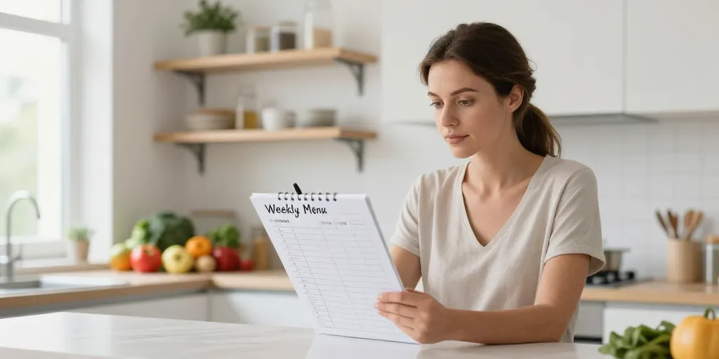 Organiser un repas : la planification hebdomadaire pour réduire votre charge mentale